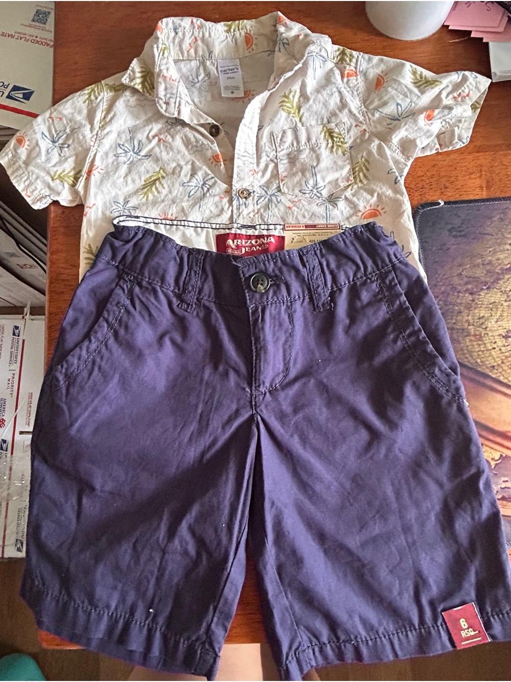 Arizona Jean Company Navy Blue Kids Shorts